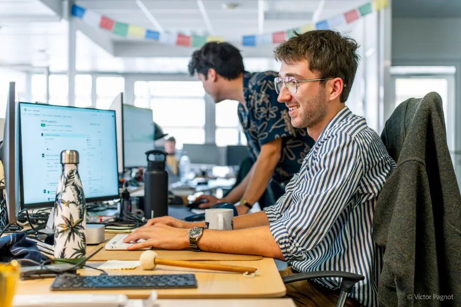 L'équipe Yalink au travail