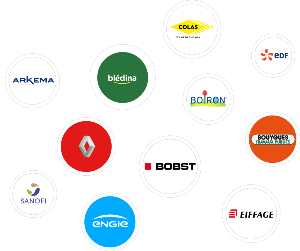 Logo des plus grandes entreprises présentes sur Lyon qui recrutent des freelances