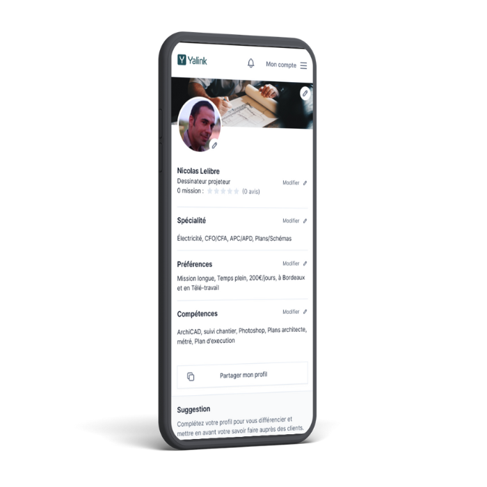 Mockup App Yalink